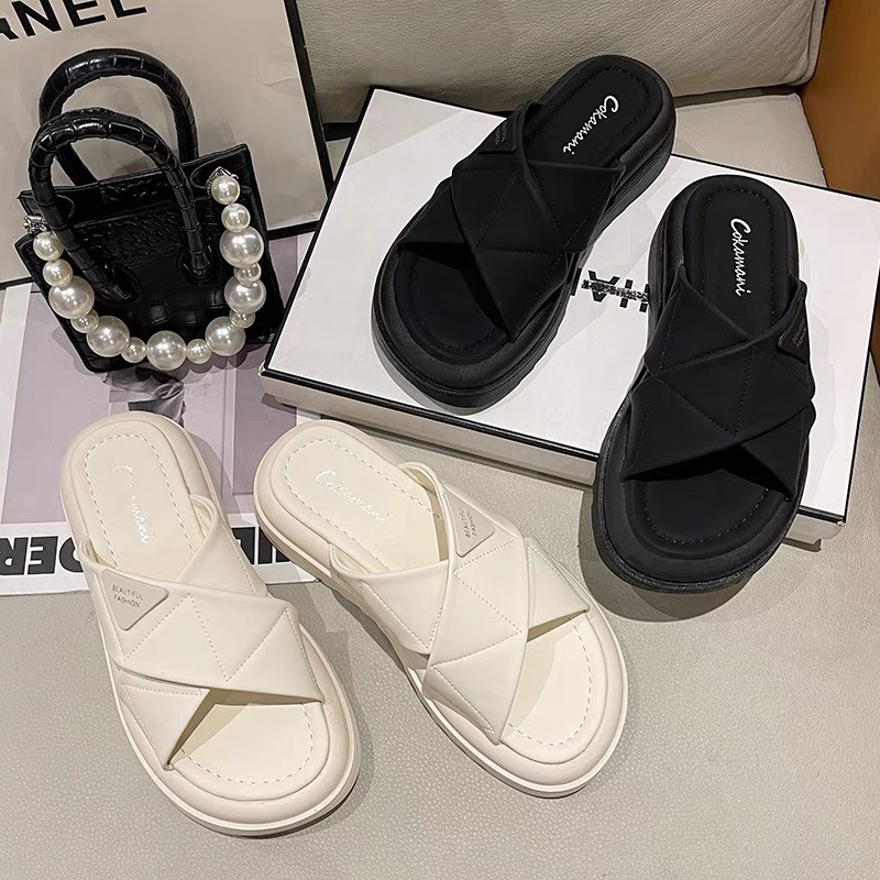 XẢ KHO (S125) Dép lê nữ quai chéo tam giác (Mã 777- dép quai chéo)