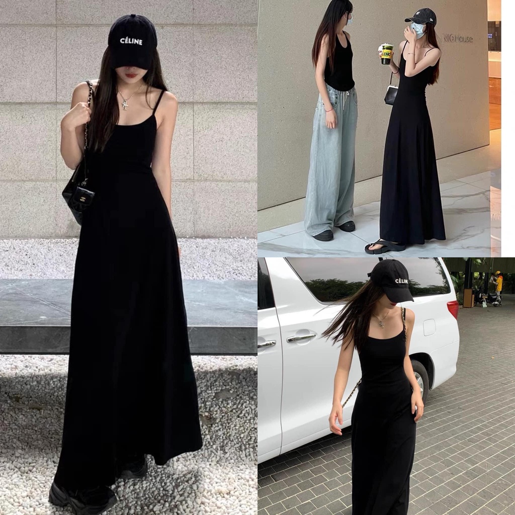 Váy maxi 2 dây dáng dài - Retrostyle - Vay2s200/P4k5
