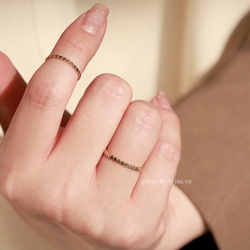 Nhẫn vàng bọc nữ INS Oni / 14K Gold Filled cao cấp thiết kế tinh xảo