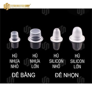 (100cái) Chum/ hũ nhựa - hũ silicon đựng mực phun xăm _ DCPX Uyen Nguyen