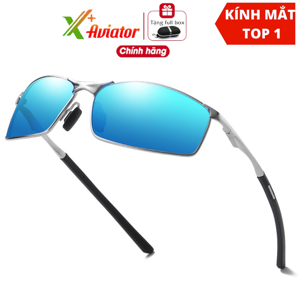 Kính mát nam cao cấp AVIATOR Mắt Kính Phân Cực Chống Lóa Chống Chói, Chống Uv400