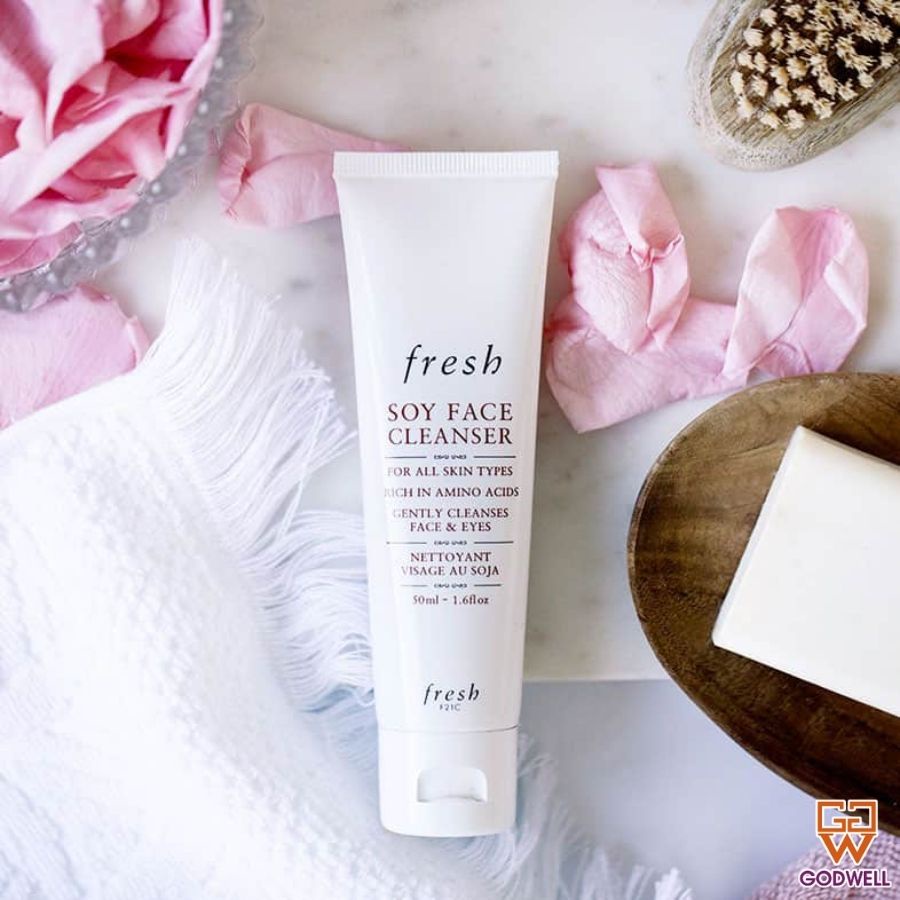 Sữa rửa mặt dành cho da nhạy cảm Fresh Soy Face Cleanser 15Oml