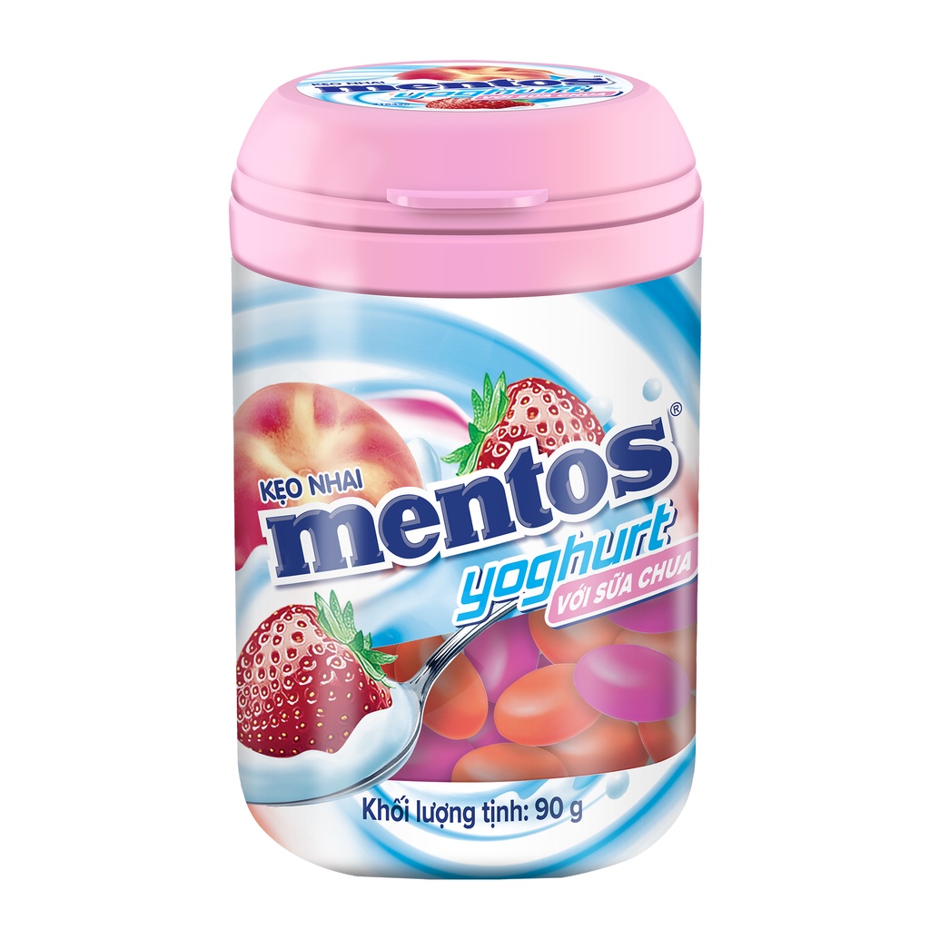 Kẹo Nhai Mentos hương trái cây (Hộp 6 hũ)