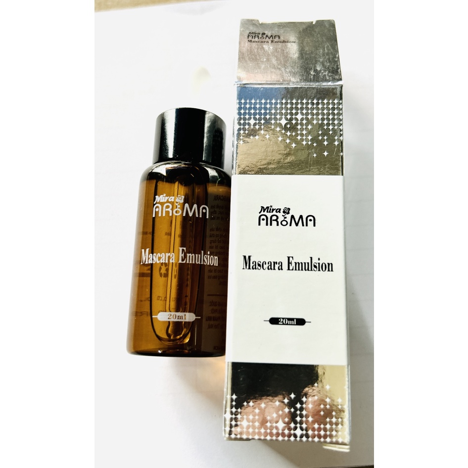 Tinh chất pha Mascara Emulsion Mira Aroma 20ml Sản Phẩm Chính Hãng