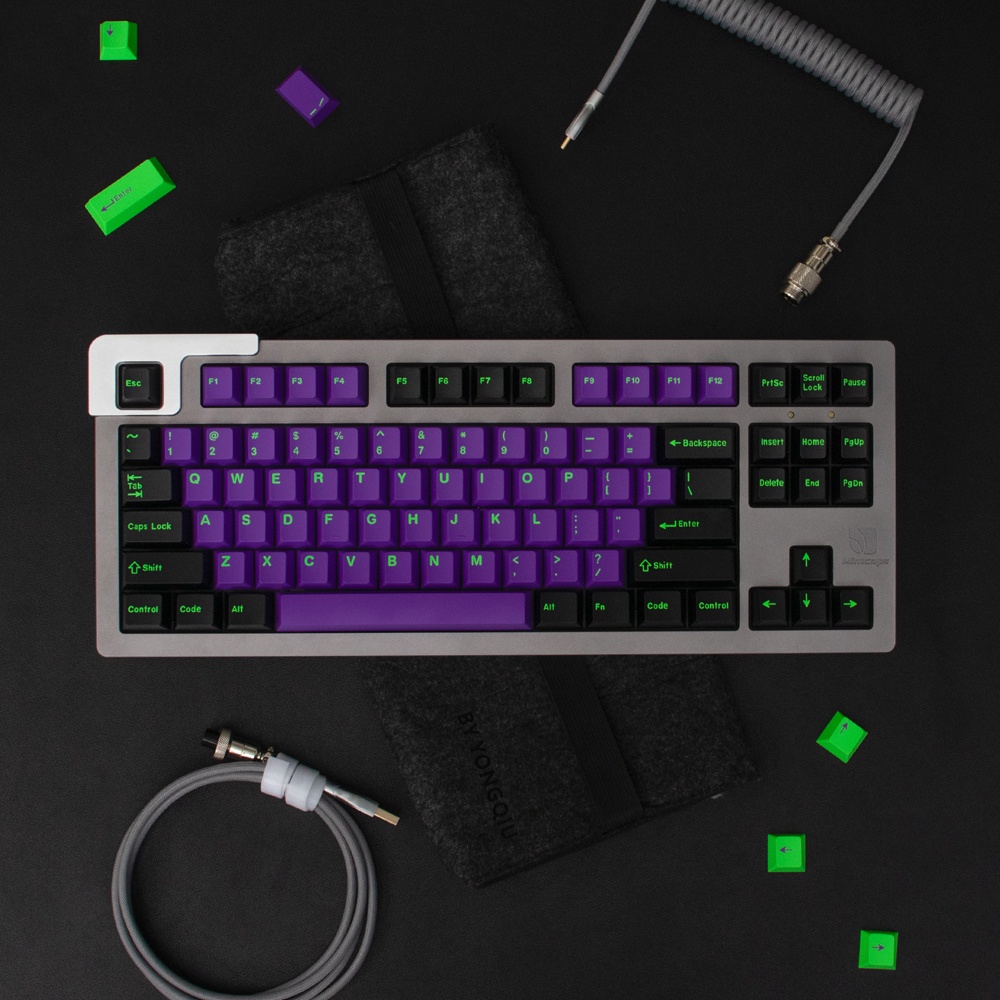 Bộ nút bàn phím cơ | Keycap Cherry Aifei Mecha | PBT doubleshot