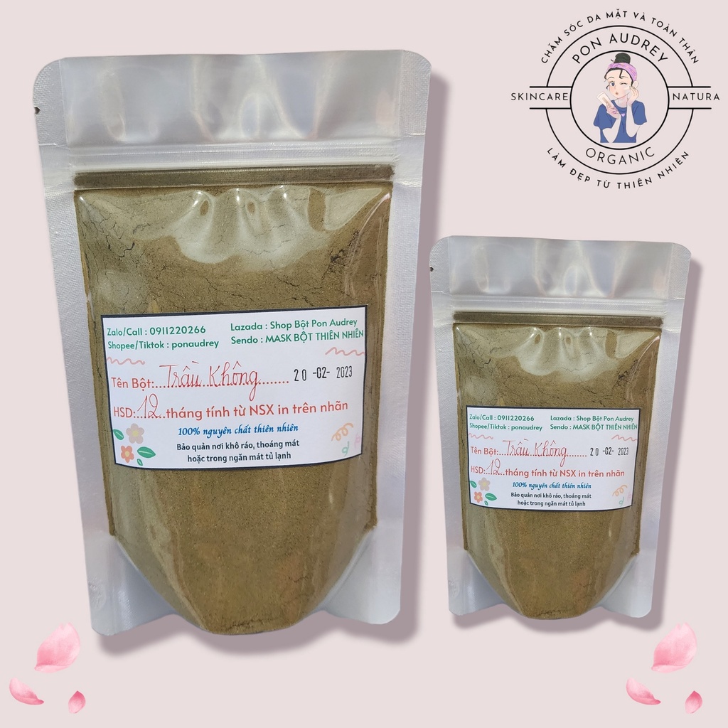 Bột Lá Trầu Không Nguyên Chất - Túi 500gram &amp; 1kg