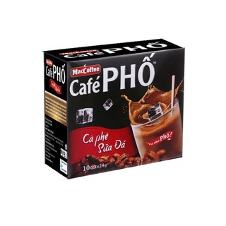Cà phê sữa đá maccoffee café phố 240g