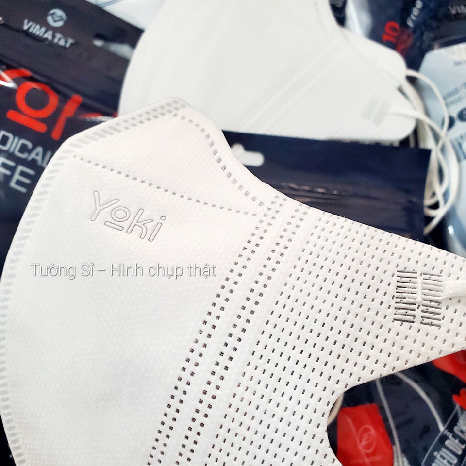 [Thùng 300 Cái] Khẩu Trang YOKI 5D - 4 Lớp Dày Dặn ,Siêu Dễ Chịu 0060