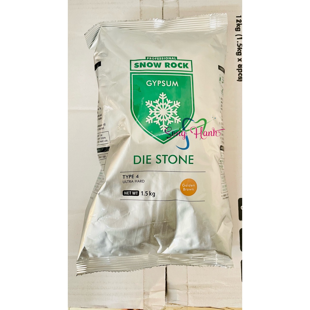 Thạch cao siêu cứng - Snow Rock Die Stone 1.5kg (Type 4)