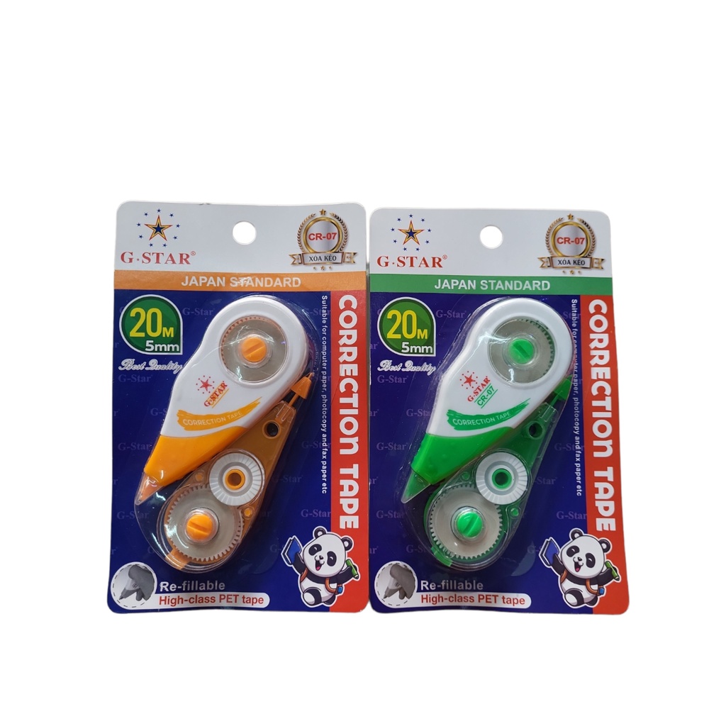 Bút Xoá Kéo, Bút xóa băng Gstar dài 20m Tặng Kèm 1 Ruột Thay Thế CR07