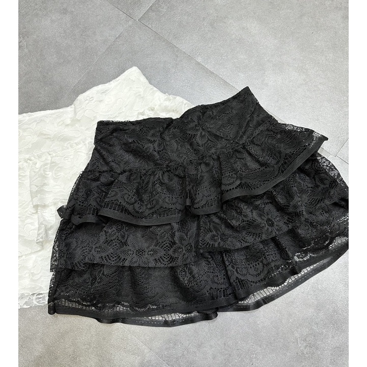 Chân Váy Ren Tầng Lót Quần Cao Cấp Hàng Chuẩn Shop Tiểu Thư Sang Chảnh Cho Nữ Mặc Nhà Đi Chơi Đi Dạo ATN CLOTHINGua