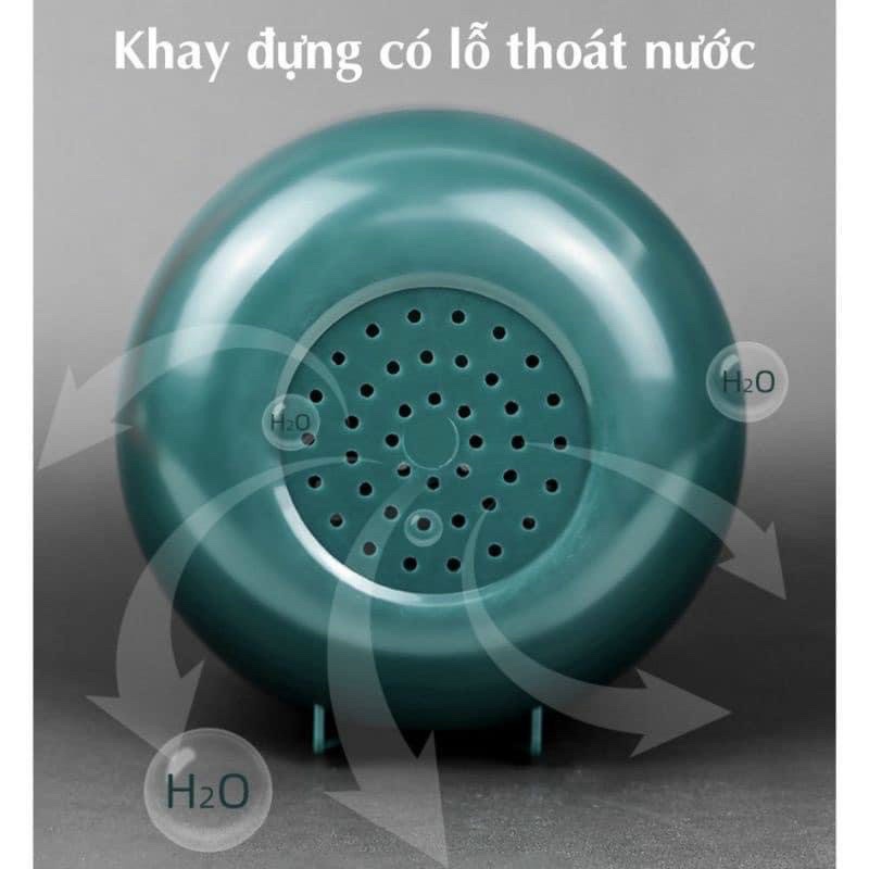 CHỔI CỌ NHÀ VỆ SINH CỌ TOILET THÔNG MINH CÓ BÌNH CHỨA XÀ PHÒNG SILICON GẮN TƯỜNG