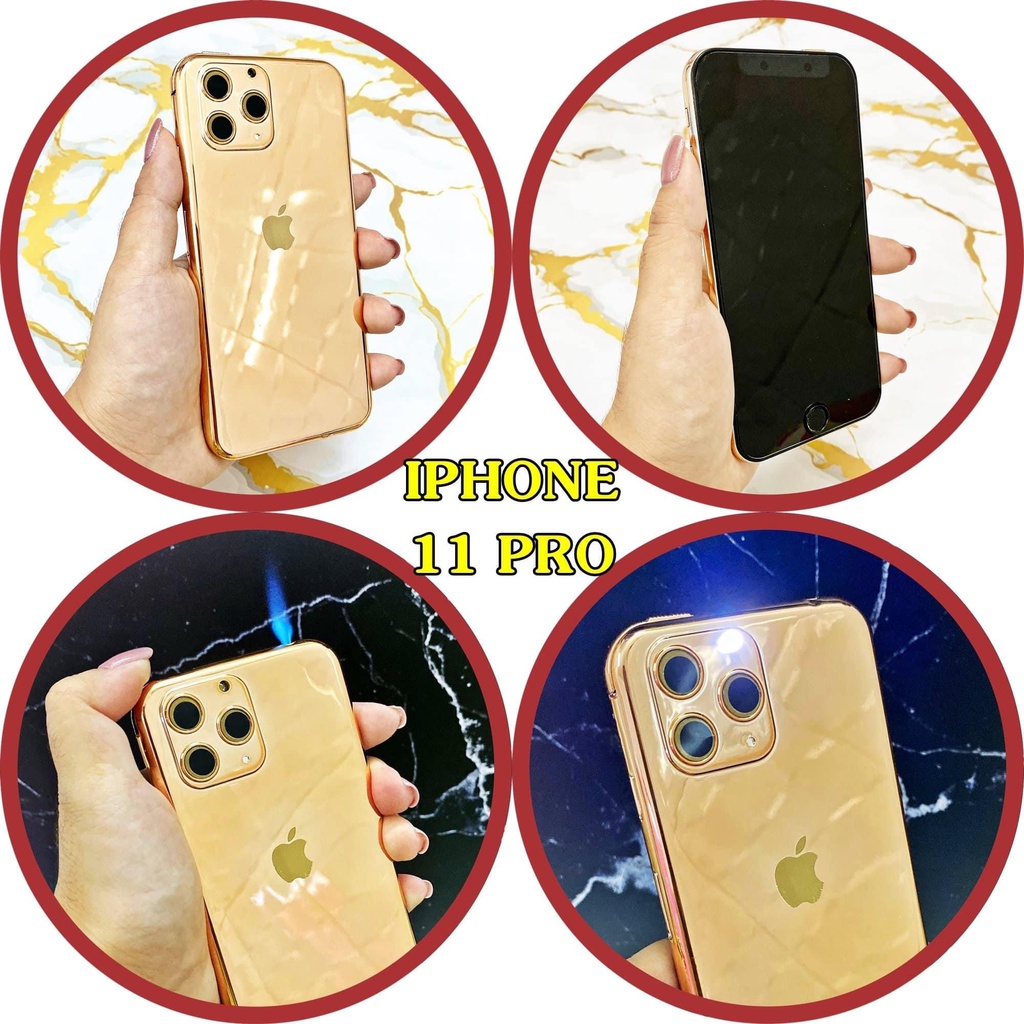 𝐇𝐨̣̂𝐩-𝙌𝙪𝙚̣𝙩-𝘽𝙖̣̂𝙩-𝙇𝙪̛̉𝙖 hình điện thoại IPHONE 11 pro (có đèn pin) - xài gaz