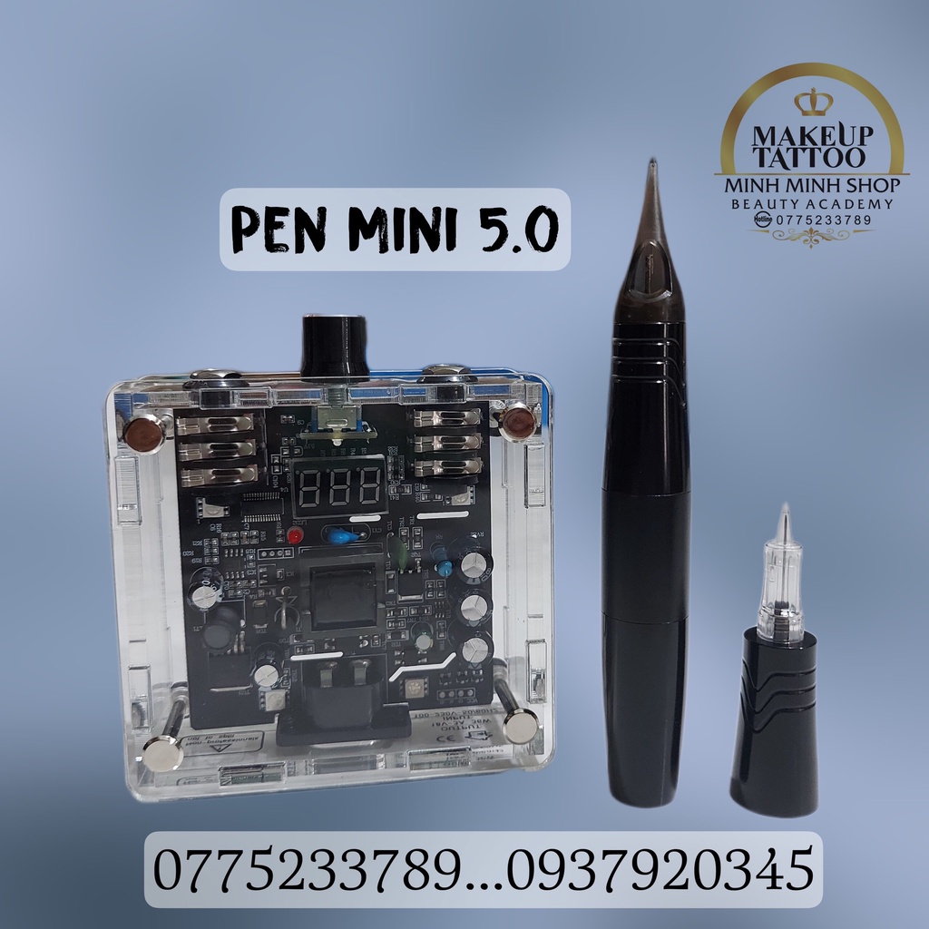 Nguồn Ổn Áp Cho Máy Pen Phun Xăm, Máy KTS, Nguồn Ổn Áp Trong Suốt Chính Hãng