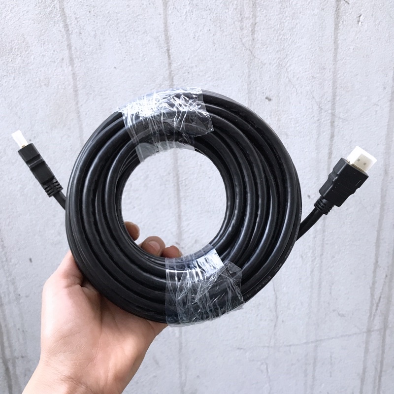 Dây Cáp Hdmi 20m Tròn Đen Dây cáp kết nối 2 đầu hdmi