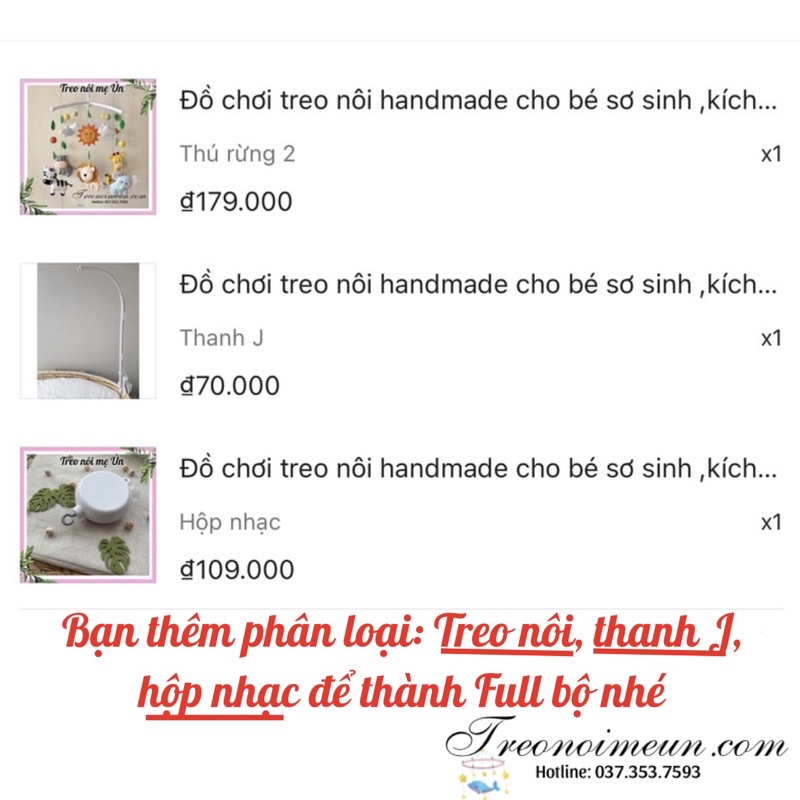 Đồ chơi treo nôi cho bé, kích thích thị giác cho trẻ sơ sinh