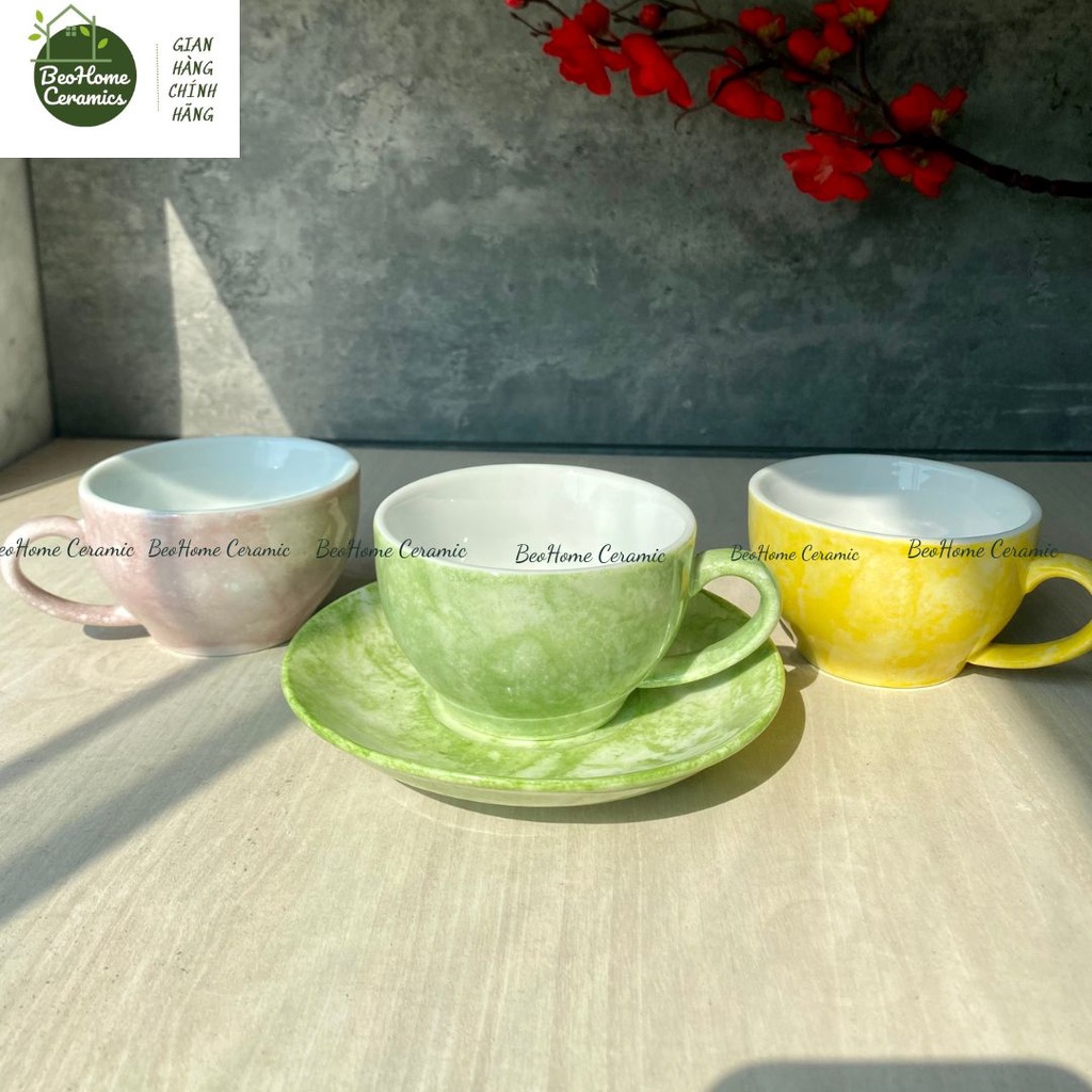 Ly Sứ Ly Sứ Uống Nước Cốc Sứ Cốc Cafe Cốc Capuchino Tách Uống Trà Gốm Sứ Bát Tràng Cao Cấp