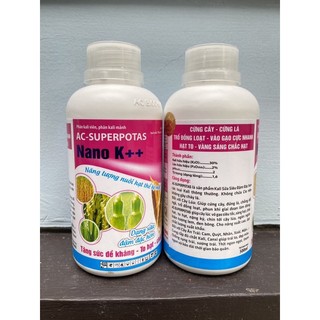 Nano k++ chai 500ml của an phát nông
