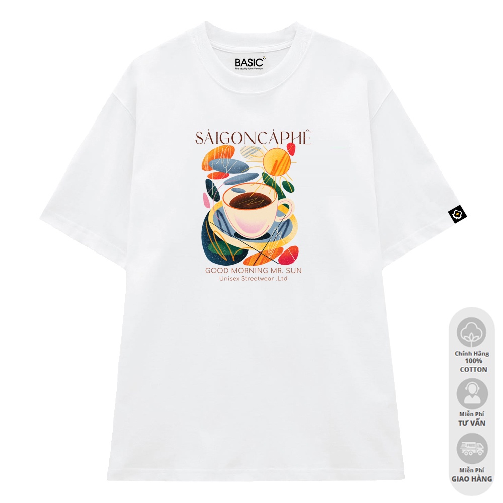 Áo Phông Trắng In Lụa KTS Saigonnese Unisex Tee