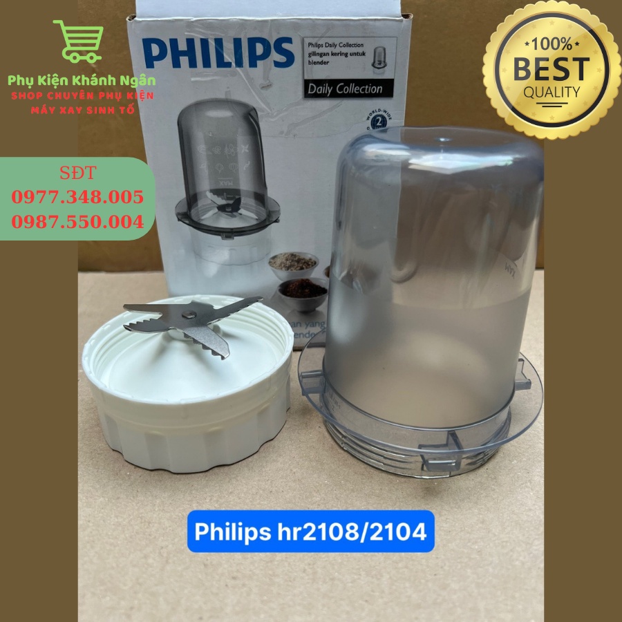 (CHÍNH HÃNG) PHỤ KIỆN MÁY XAY SINH TỐ PHILIPS HR2108/HR2104