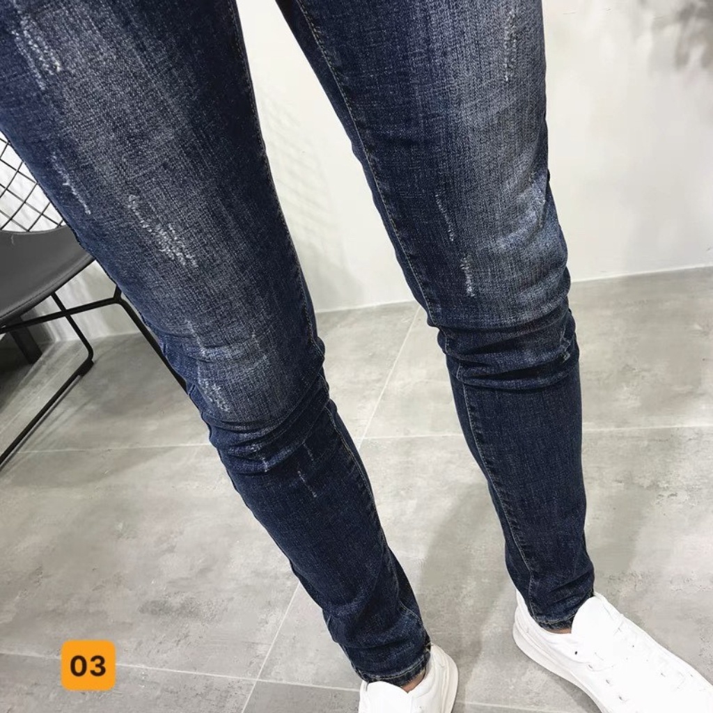Quần Jean Nam Chất Bò Cao Cấp AD54JM Phong Cách Soái Ca