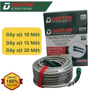 Dây rửa xe 10m, 15m, 20m, dây rửa xe áp lực cao ren 22mm dekton
