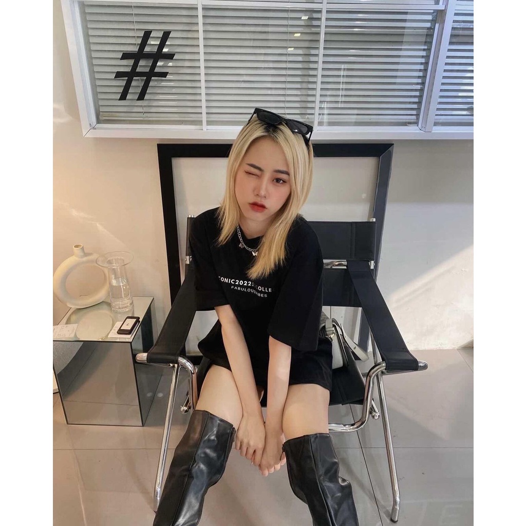 Áo thun nữ BLACKDOKI-Laconic 2 , áo phông hiện đại basic cá tính chất cotton dày dặn basic