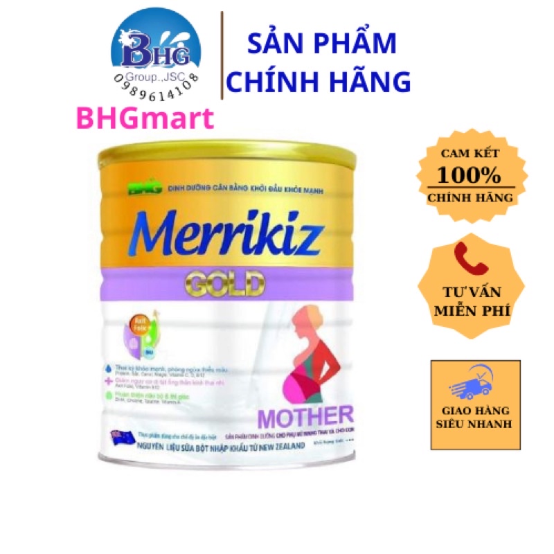 SỮA Merrikiz Gold Bầu 900g