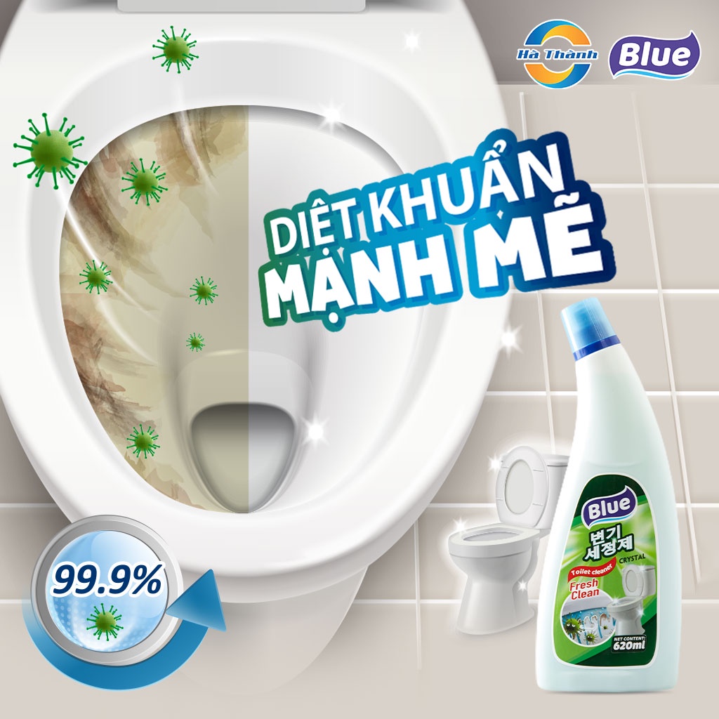 Nước tẩy bồn cầu 620ml Chính Hãng Blue Hàn Quốc
