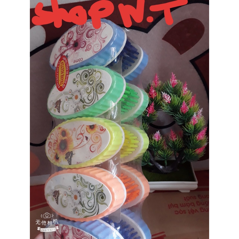 Bàn chải nhựa chà sàn và giặc đồ..giao màu ngẫu nhiên