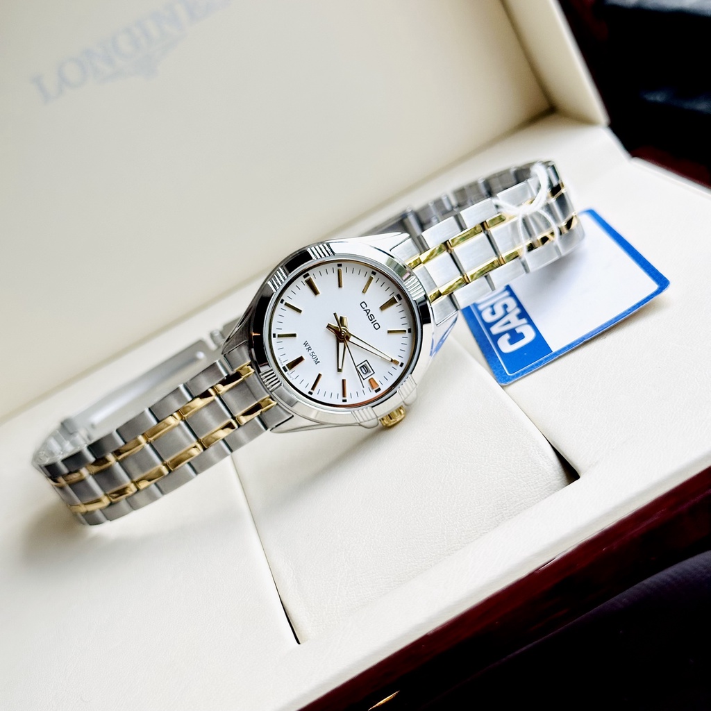 Đồng hồ nữ dây thép Casio LTP 1308SG 7A