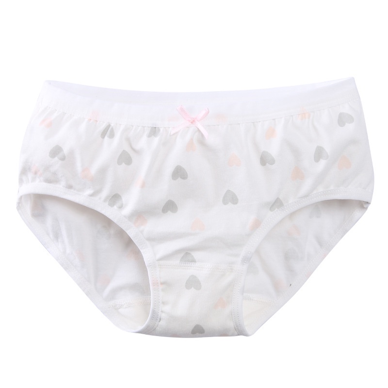 Combo 4 quần lót cao cấp cho bé gái chip tam giác nữ sinh cotton kháng khuẩn từ 9-45kg