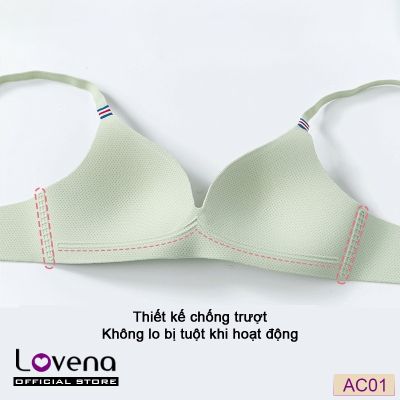 Áo Lót Nữ Đệm Mỏng Không Gọng Đúc Su Mặc Áo Dài LOVENA AC01