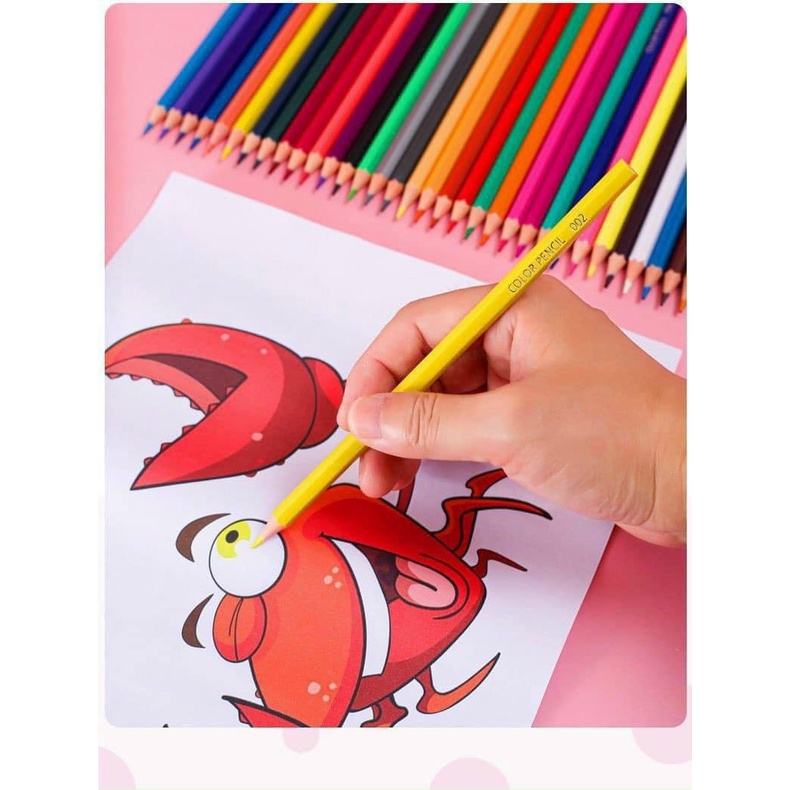 Hộp chì 24 màu cho bé tô vẽ