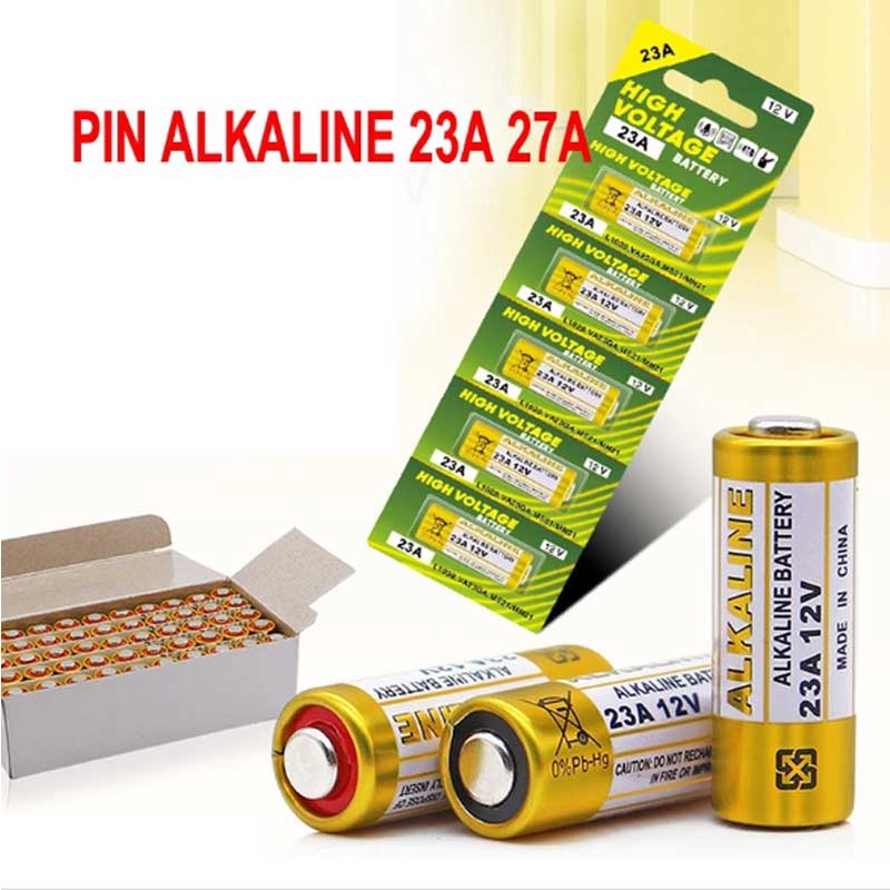 Vĩ 5 Viên Pin 12V 23A-27A GP SUPER Dung Lượng Cao