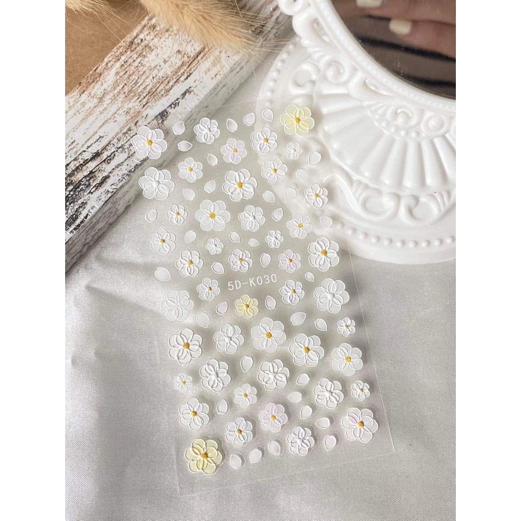 Miếng dán móng tay sticker lụa các mẫu