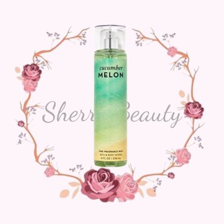 Xịt thơm toàn thân body mist bbw - cucumber melon