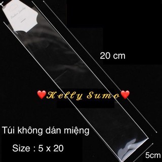 1/2kg túi opp dán miệng size nhỏ ( 4 -> 10 )