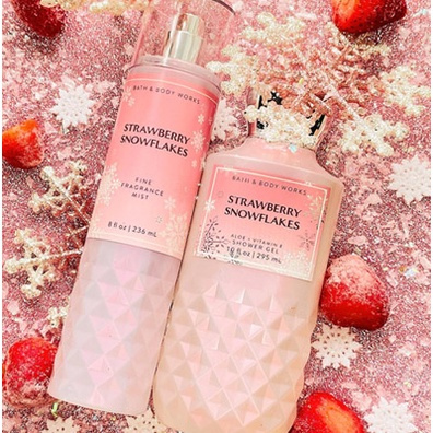 ✨ Xịt thơm Body Mist 𝐁𝐚𝐭𝐡 𝐚𝐧𝐝 𝐁𝐨𝐝𝐲 𝐖𝐨𝐫𝐤𝐬 𝐒𝐭𝐫𝐚𝐰𝐛𝐞𝐫𝐫𝐲 𝐒𝐧𝐨𝐰𝐟𝐥𝐚𝐤𝐞𝐬
