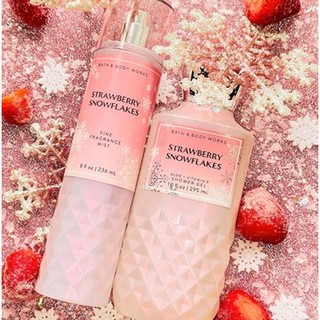 ✨ Xịt thơm Body Mist 𝐁𝐚𝐭𝐡 𝐚𝐧𝐝 𝐁𝐨𝐝𝐲 𝐖𝐨𝐫𝐤𝐬 𝐒𝐭𝐫𝐚𝐰𝐛𝐞𝐫𝐫𝐲 𝐒𝐧𝐨𝐰𝐟𝐥𝐚𝐤𝐞𝐬