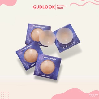 Miếng Dán Ngực Che Nhũ Hoa GUDLOOK Silicone Cao Cấp Miếng Dán Nhiệt Tự Thân Không Keo Mềm Mại Tái Sử Dụng Được Nhiều Lần