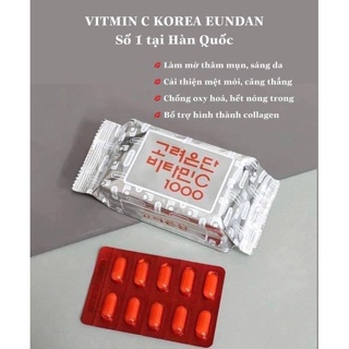 VIÊN UỐNG VITAMIN C EUNDAN 1000 MG