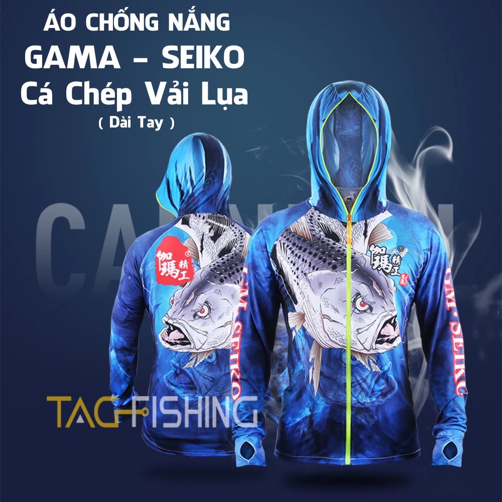 Áo Gama Seiko Cá Chép Vải Lụa Dài Tay