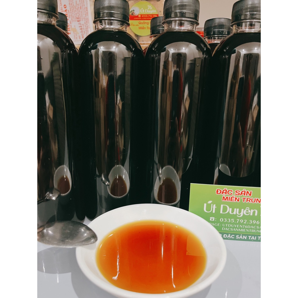 Mật Mía Để Kho Cá, Thịt,... Đặc Sản Truyền Thống Quảng Ngãi Chai 500ml - Tiệm Út Duyên 76 Đặc sản