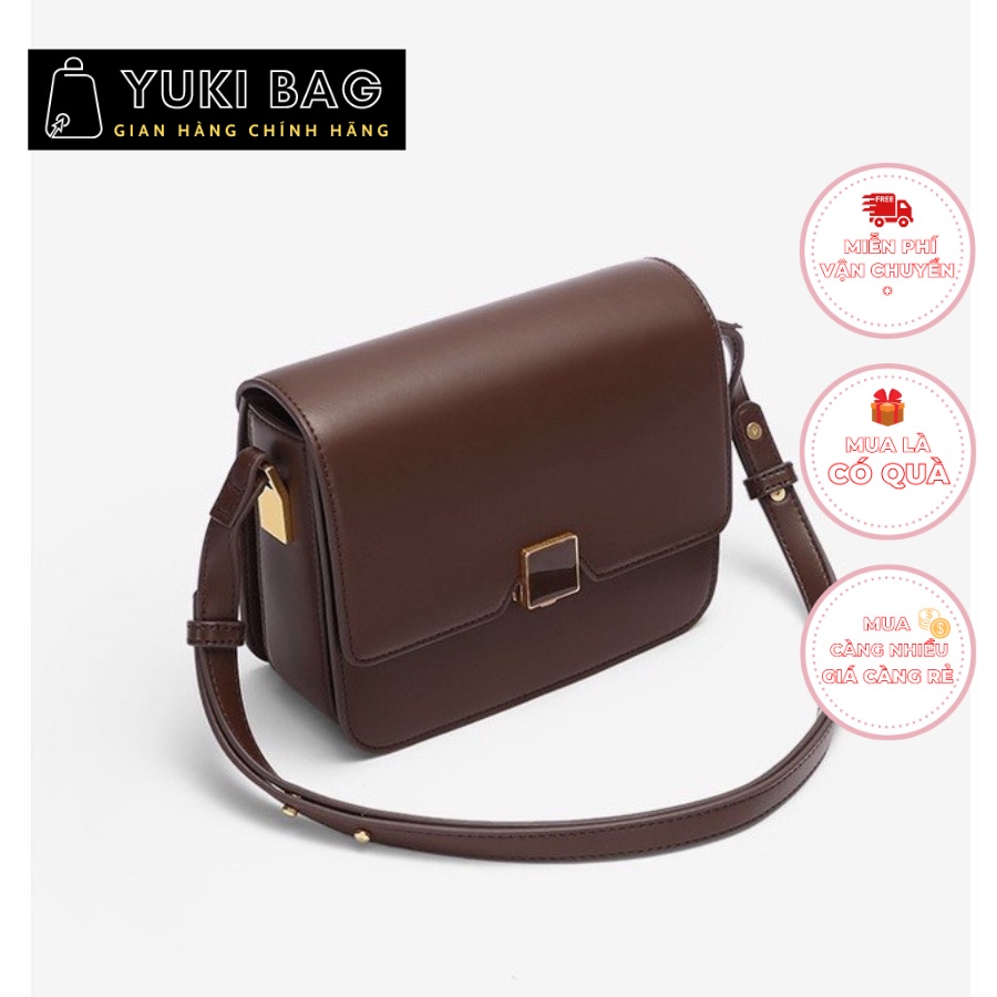 Túi xách nữ đeo chéo, đeo vai Yuki Bag, dùng đi chơi, đi học, đi làm, chất da đẹp, thời trang cao cấp size 22cm YB415