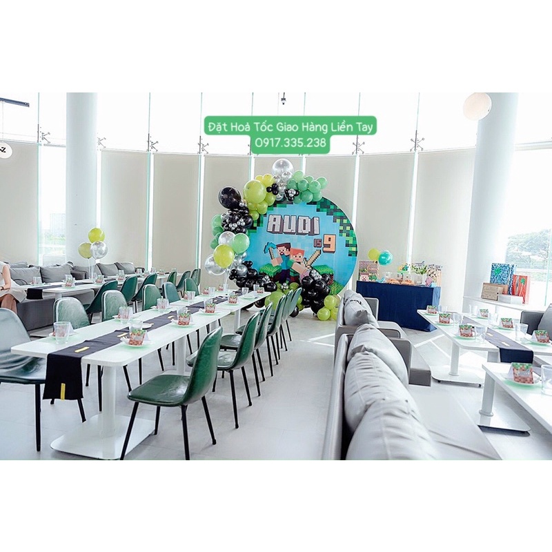 Minecraft Bóng Trang Trí Sinh Nhật Các Bé Rất Thích Thú Đang Hot Trenl