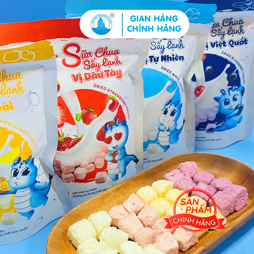 Combo 4 gói sữa chua sấy lạnh mỗi gói 16 gram - Sữa Chua Trân Châu Hạ Long