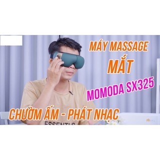 MÁY MASSAGE MẮT MOMODA SX322/Momoda SX325 5 chế độ rung Thiết kế túi khí 3D 2 lớp