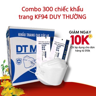 Thùng 300 chiếc khẩu trang y tế 4D KF94 4 lớp kháng khuẩn lọc bụi PM 2.5