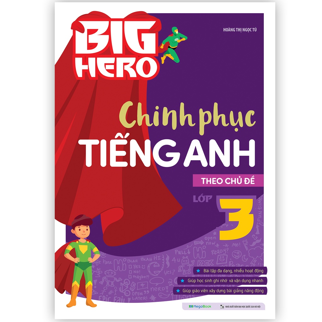 Sách Big Hero Chinh phục tiếng Anh theo chủ đề lớp 3